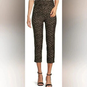 Jude Connally Lucia Capris Stretch Knit Pull-On Pants Size XXL New